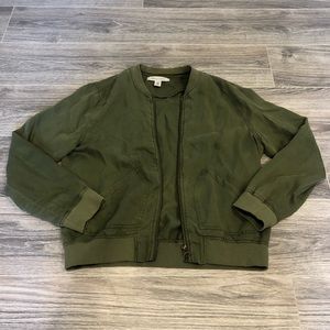 Kenneth Cole green bomber jacket